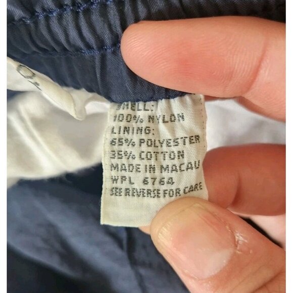 Christian Dior Blue Vintage Mens Track Pants Nylon Size M - Picture 8 of 10